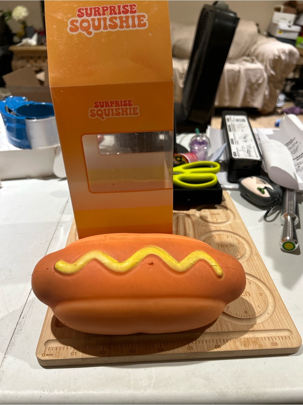 Jumbo hot dog squishy toys